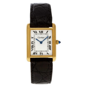 Cartier Tank gold plate 23mm Manual watch