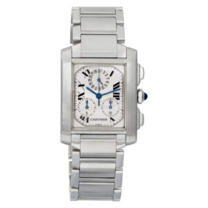 Cartier Tank Francaise W51001Q3 stainless steel 28mm Quartz watch