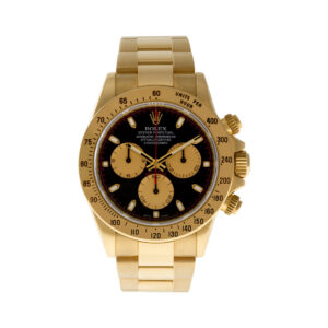 Rolex Daytona Cosmograph 116528 18k Yellow Gold Black Paul Newman dial 40mm