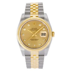 Rolex Datejust 116233 18k & steel 36mm auto watch