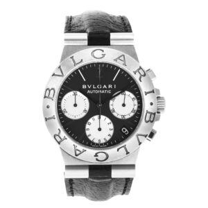 Bvlgari  Diagono Chronograph CH35S Stainless Steel Black dial 36mm Automatic