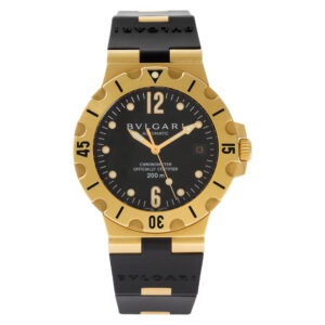 Bvlgari Scuba SD38G 18k 38mm auto watch