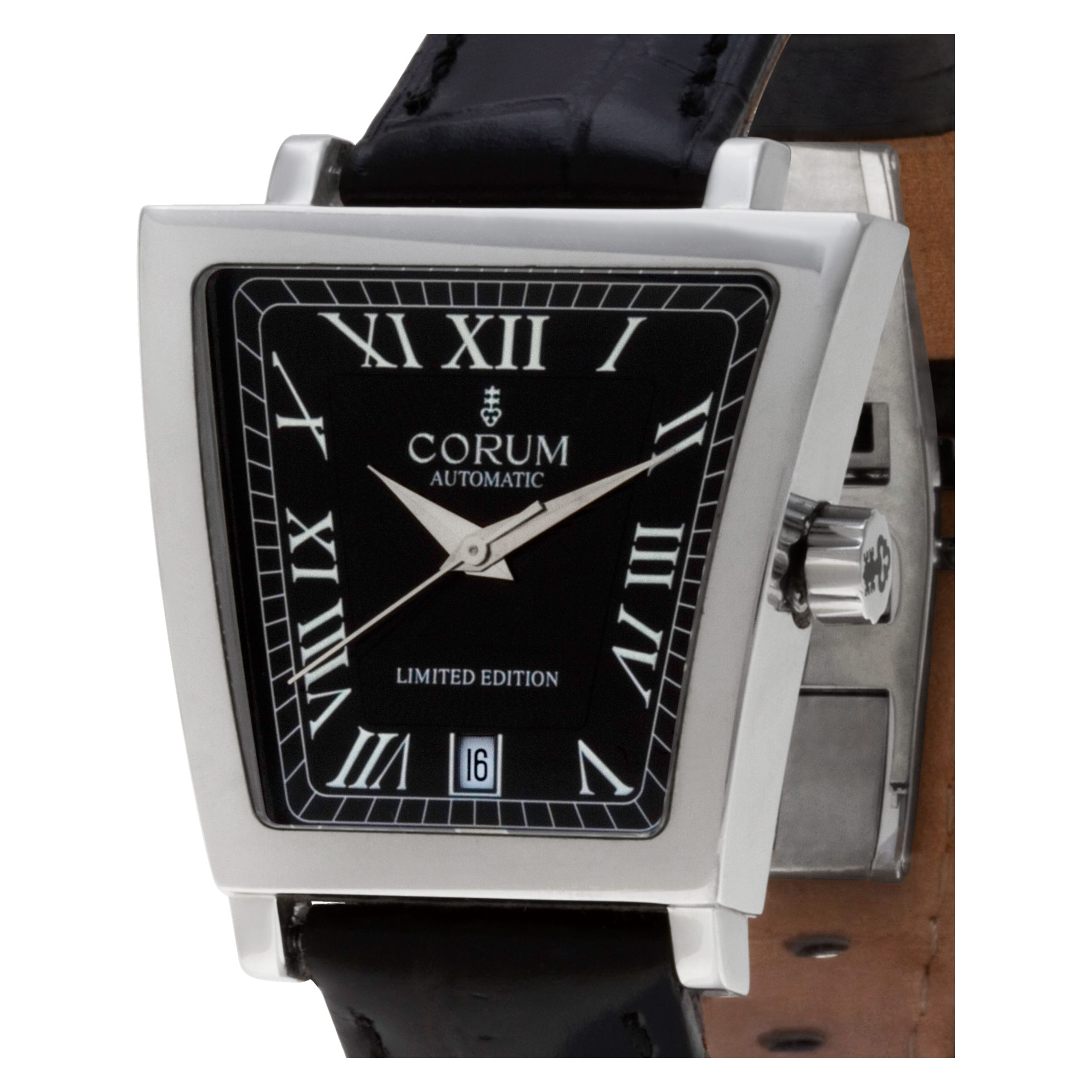 Corum Trapeze 82.404.20 stainless steel 34mm auto watch Luxury