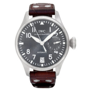 IWC Big Pilot iw500402 18k White Gold Grey Dial  Automatic 7 Day Power Reserve