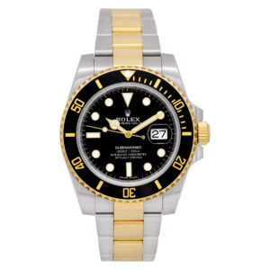 Rolex Submariner 116713LN 18k & steel 40mm auto watch