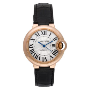 Cartier Ballon Bleu W6920097 18k rose gold Silver dial 33mm Automatic watch