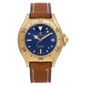 Zodiac Professional gold plate 38mm Quartz watch