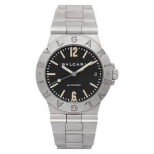 Bvlgari Diagono LCV 35 S Stainless Steel Black dial 35mm Automatic watch