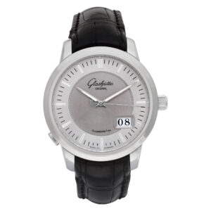 Glashutte Senator Data Panoramica 100-03-03-02-04 Stainless Steel Grey dial 40mm