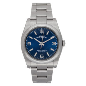 Rolex Oyster Perpetual 116000 in Stainless Steel Blue dial 36mm Automatic watch