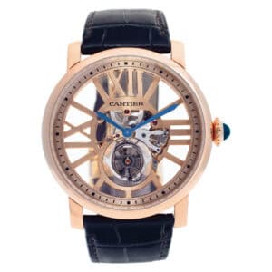 Cartier Tourbillon W1580046 18k rose gold 45mm Manual watch