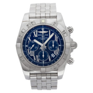 Breitling Chronomat AB0110 in Stainless Steel, Blue dial 44 mm Automatic watch