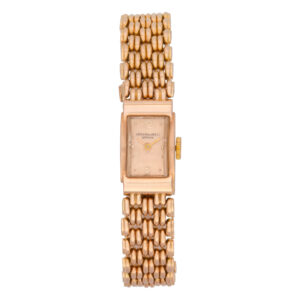 Patek Philippe rectangular wristwatch 843030 18k rose gold, 13.5mm Manual watch.