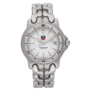 Tag Heuer Professional Stainless Steel White dial 38mm Quartz watch