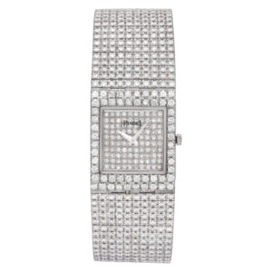 Piaget Protocol 8154 18k white gold 23.5mm Quartz watch