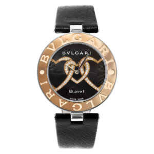 Bvlgari B.Zero1 BZP35S 18k rose gold & steel diamond dial  Quartz watch