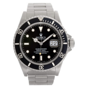 Rolex Submariner 16610 Stainless Steel Black dial 40mm Automatic watch