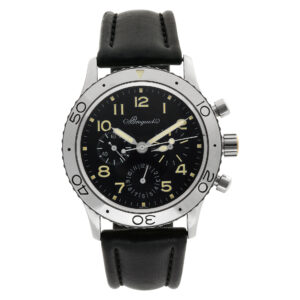 Breguet Aeronavale 3800st/92/9w6 Stainless Steel Black dial 39mm Automatic watch