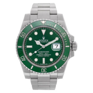 Rolex Submariner 116610LV Stainless Steel Green dial 40mm Auto watch   2016