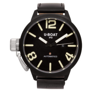 U-Boat Classic ETA 2824 Stainless Steel Black dial 52mm Automatic watch