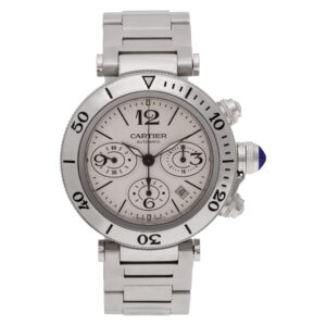 Cartier Pasha Seatimer Chrono W31089M7 stainless steel 42mm auto watch