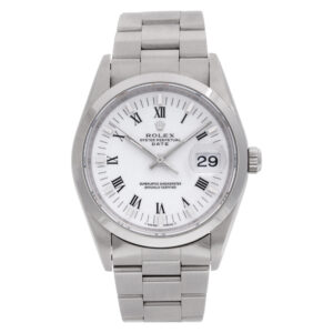 Rolex Date R15200 Stainless Steel White dial 34mm Automatic watch