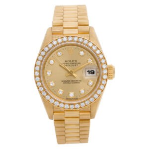 Rolex Datejust 69178 18k Gold dial 26mm Automatic watch. Circa 1996