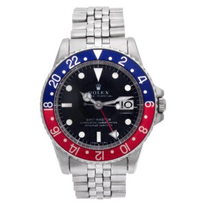 Rolex GMT-Master 1675 Stainless Steel Black dial 39mm Automatic watch