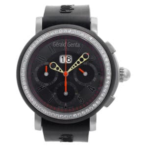 Gerald Genta Sportster Chronograph CHS.X.10 stainless steel grey dial 40mm