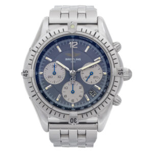 Breitling Chronograph A30012 Stainless Steel Grey dial 37mm Automatic watch