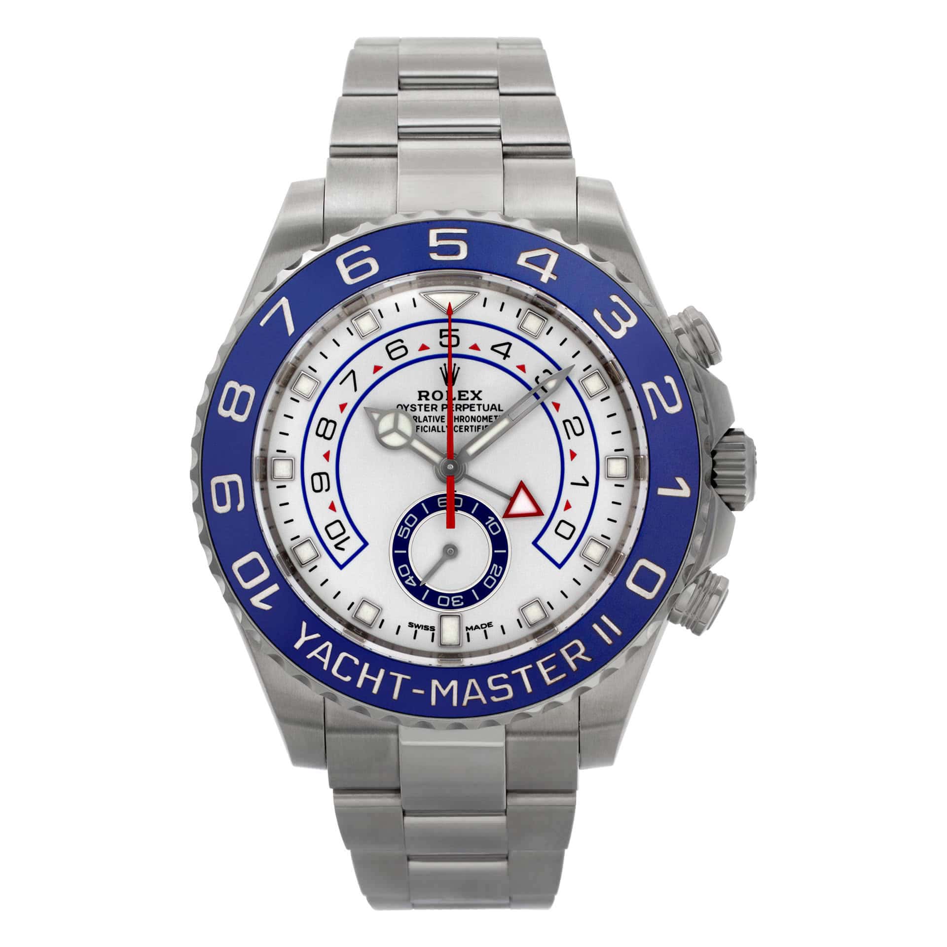 Rolex Yacht Master II 116680 Stainless Steel White dial 47mm