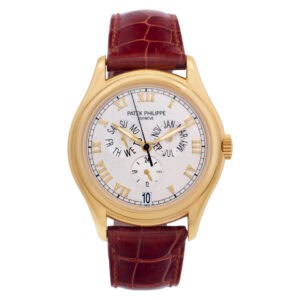 Patek Philippe Annual Calendar 5035 18k Ivory dial 37mm Automatic watch