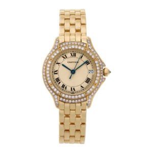 Cartier Cougar  18k Cream dial 26mm Quartz watch