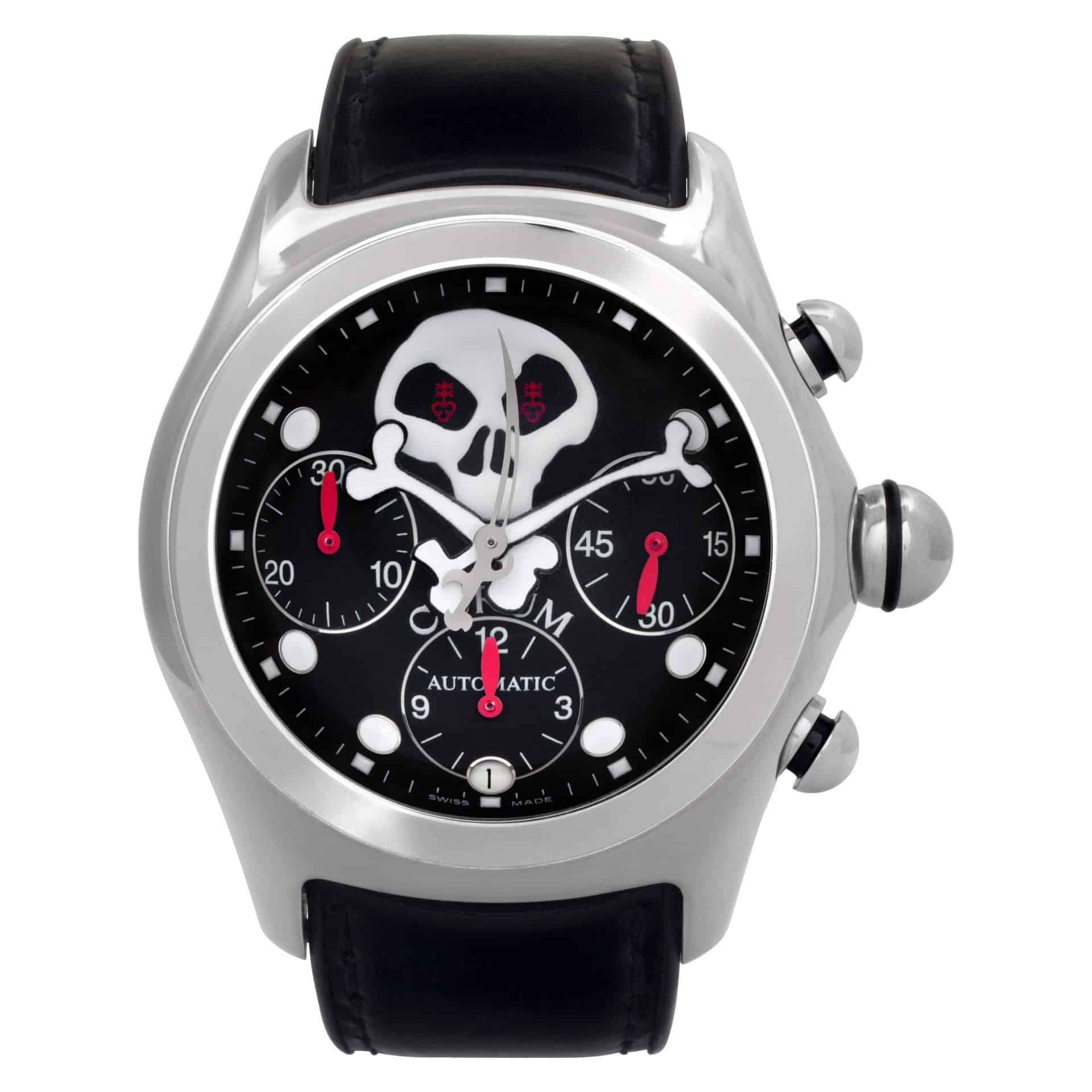 Corum Bubble Jolly Roger 783822 Steel Black dial 44mm Automatic