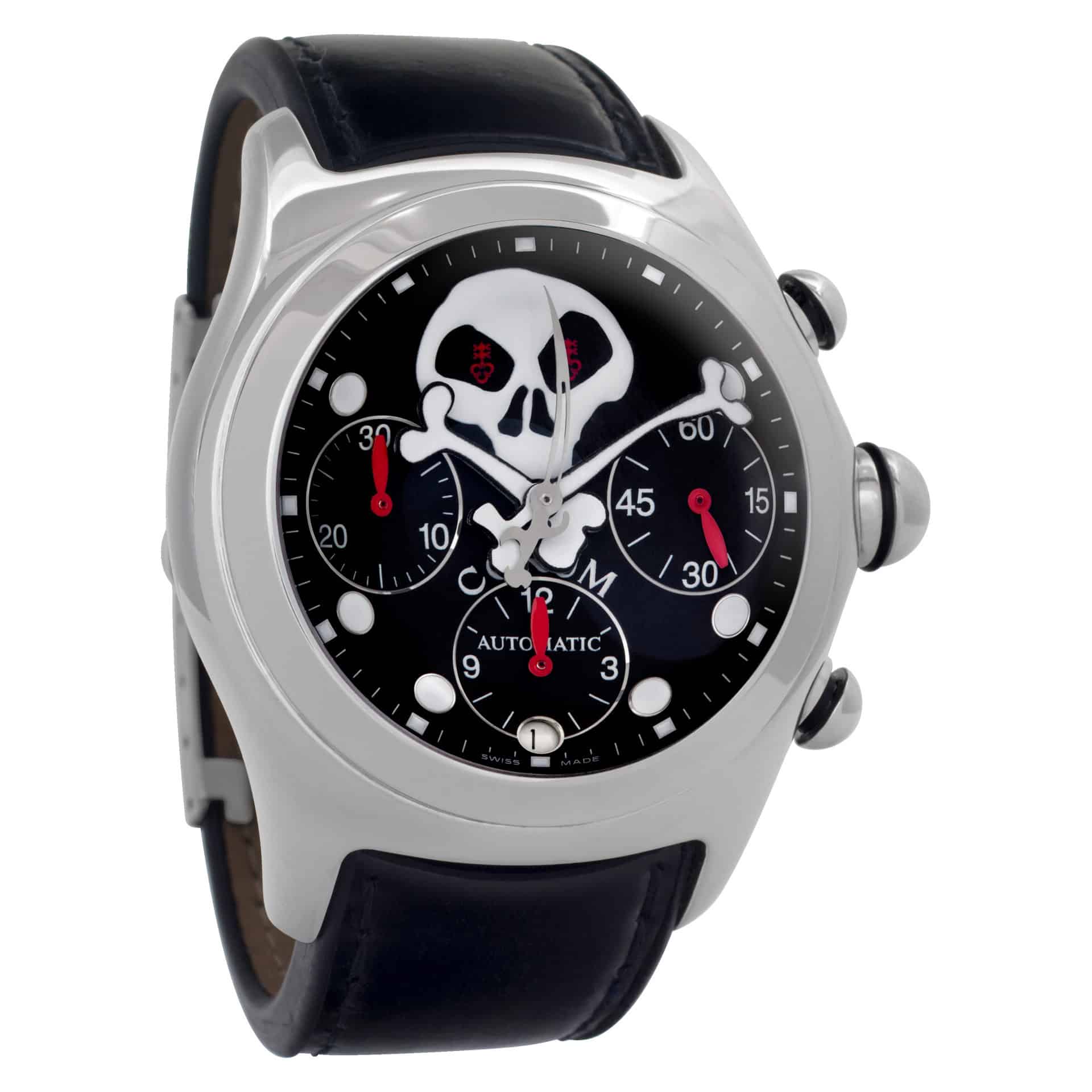 Corum Bubble Jolly Roger 783822 Steel Black dial 44mm Automatic