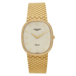 Patek Philippe Ellipse 3838/1J-051 18k Cream dial 30mm Quartz watch