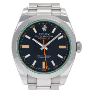 Rolex Milgauss 116400 GV Stainless Steel Black dial 40mm Automatic watch