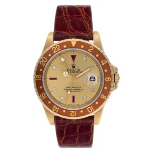 Rolex GMT-Master 16758 18k Champagne dial 40mm Automatic watch