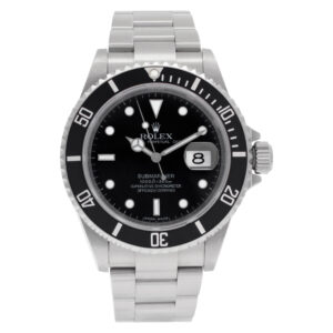 Rolex Submariner 16610 Stainless Steel Black dial 40mm Automatic watch