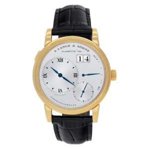 A. Lange & Sohne Lange 1 101.022 18k Yellow Gold Silver dial 39mm Manual watch