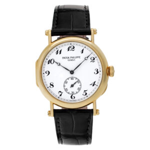 Patek Philippe Calatrava 3960J 18k Yellow Gold White dial 33mm Manual watch