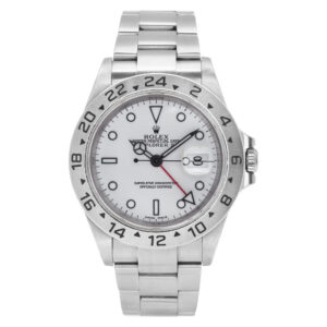 Rolex Explorer II 16570 Stainless Steel White dial 39mm Automatic watch