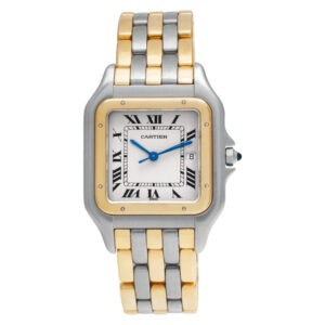 Cartier Panthere Jumbo Steel  White dial 29.5mm Quartz watch