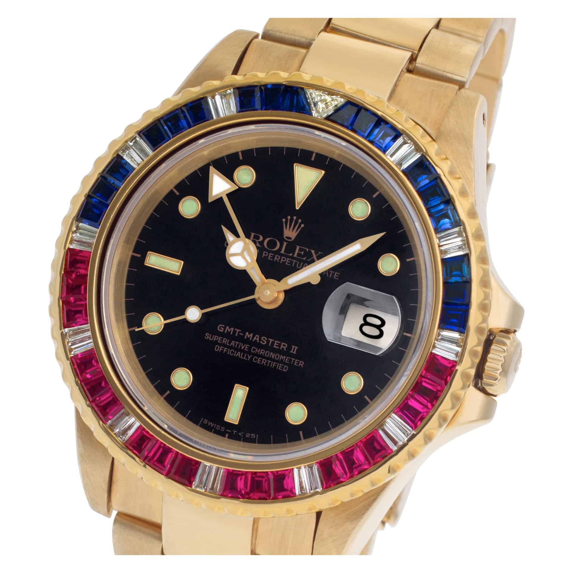 Rolex gmt hot sale ruby sapphire