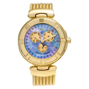 Philippe Charriol St. Tropez 14.92.041 18k Mother of Pearl dial 35.5mm Quartz