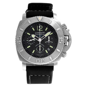 Panerai Luminor Submersible PAM 187 Stainless Steel Black dial 47mm Automatic wa