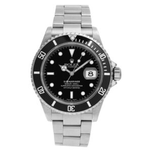 Rolex Submariner 16610 Stainless Steel Black dial 40mm Automatic watch