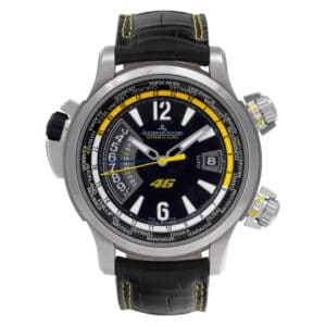 Jaeger LeCoultre Valentino Rossi Q177T47V Titanium Black dial 46.2mm Automatic w