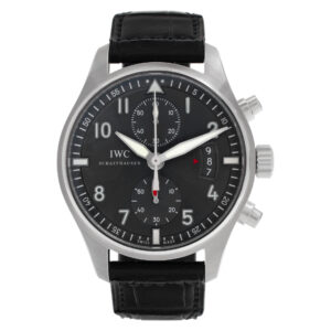 IWC Spitfire Chronograph IW387802 steel Grey dial 43mm Automatic watch