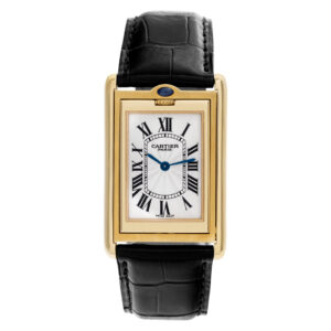 Cartier Basculante 2499D 18k Silver dial 25mm Manual watch